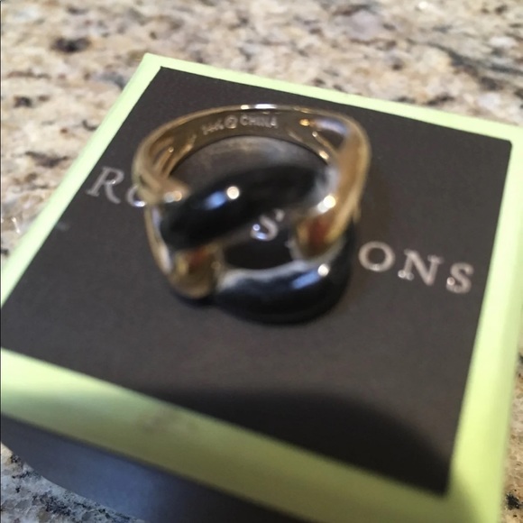 14K YELLOW GOLD RING WITH JADE - Picture 3 of 3